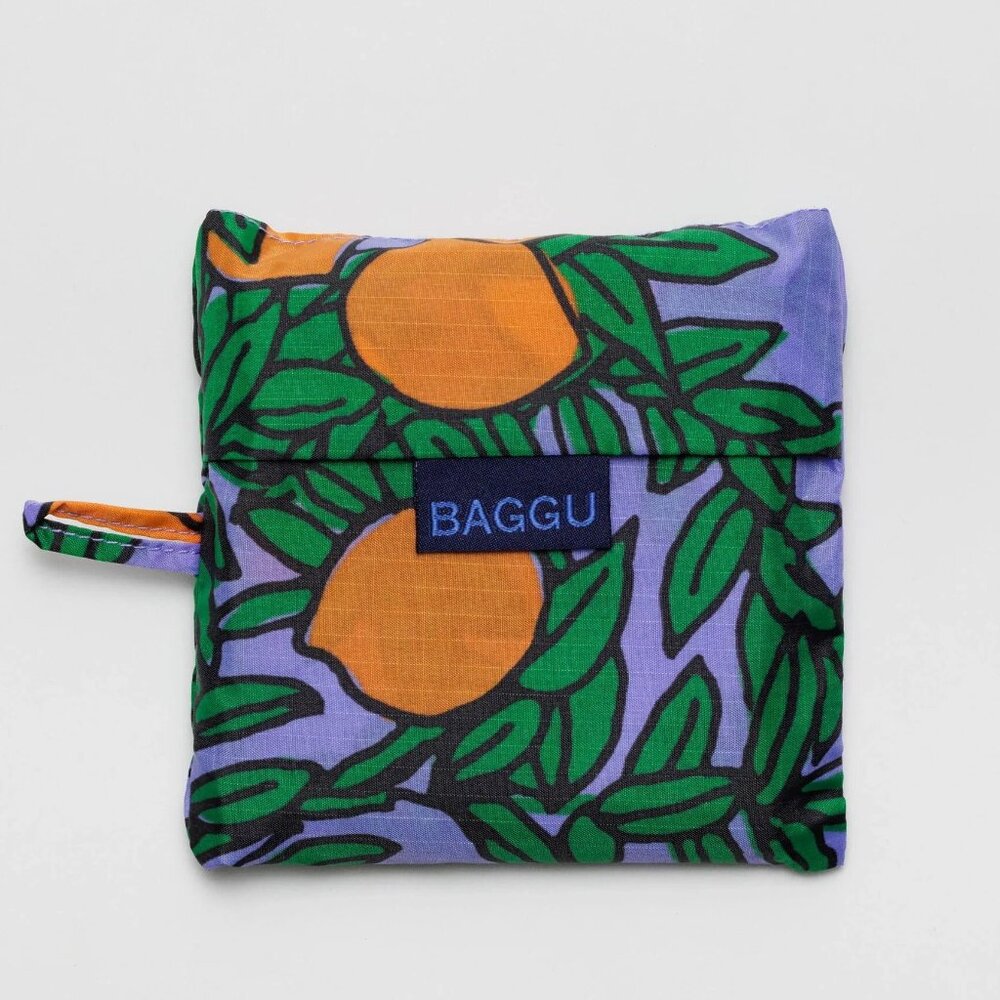 NWT Standard Baggu - Orange Tree Periwinkle